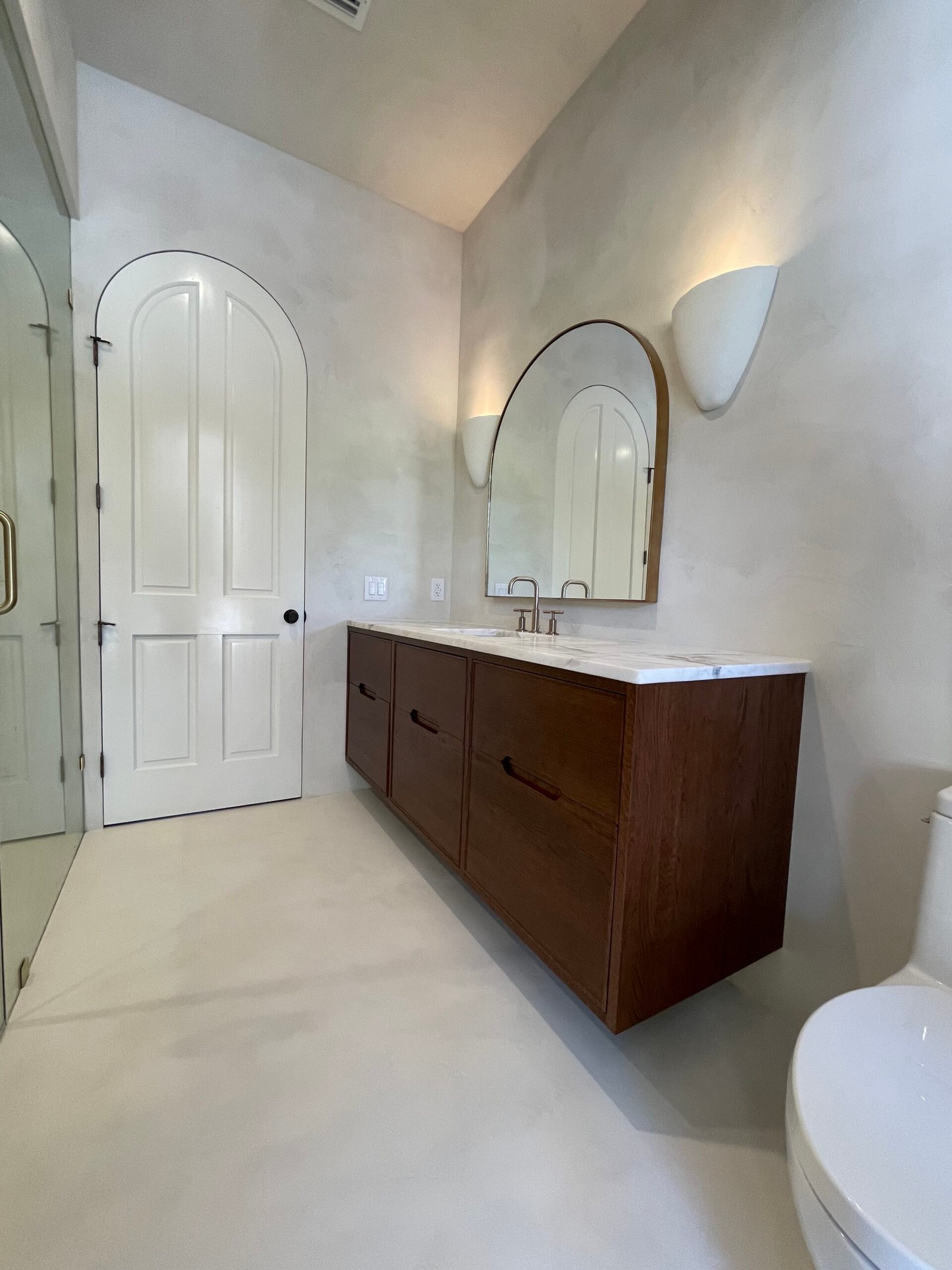 Decorative Concrete Wall Finish