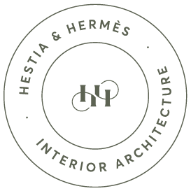 Hestia and Hermes Interior Architecture Logo